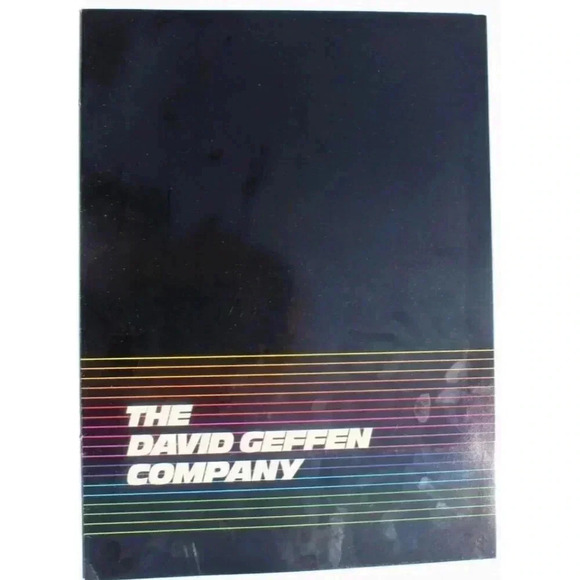 Vtg 1982 The David Geffen Company Promo Movie Press Kit Brochure Program - Picture 1 of 3